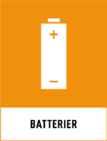 Bild med symbol för batterier