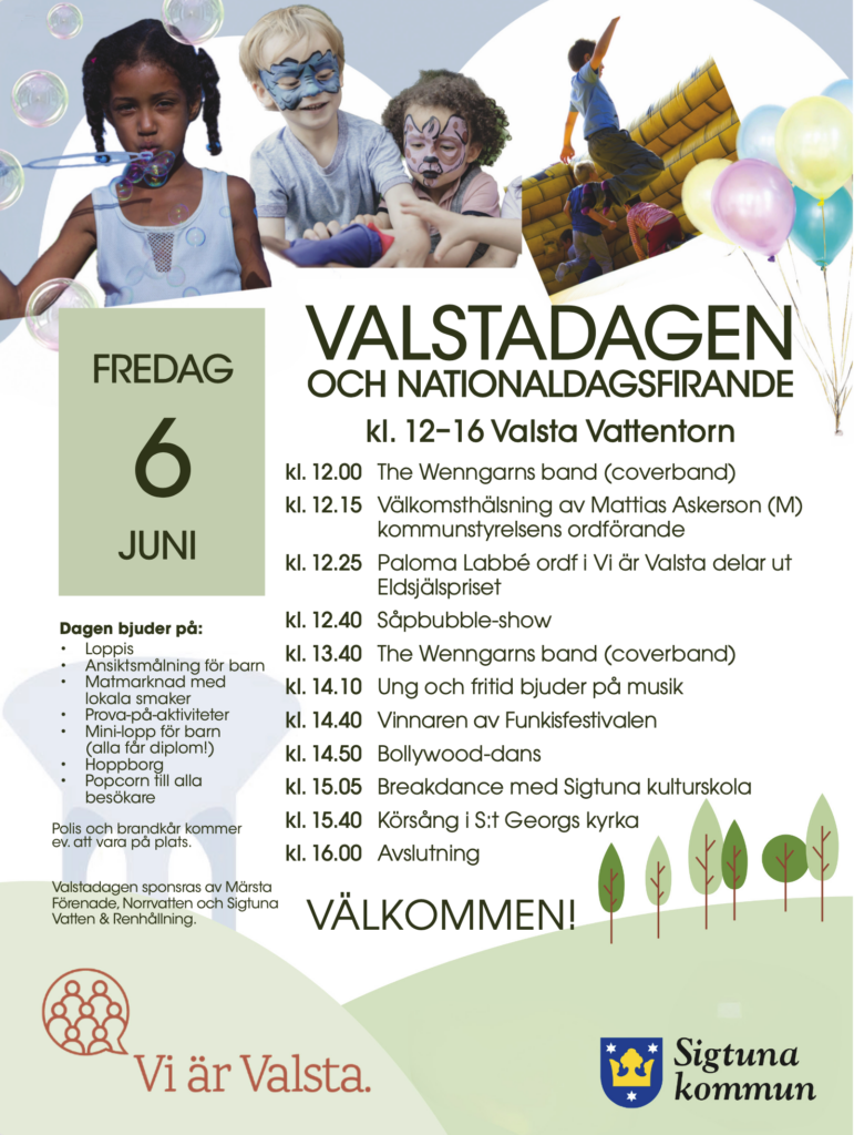 Affisch Valstadagen 2025