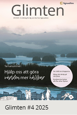 Bild på senaste numret av Glimten nr 4 2025