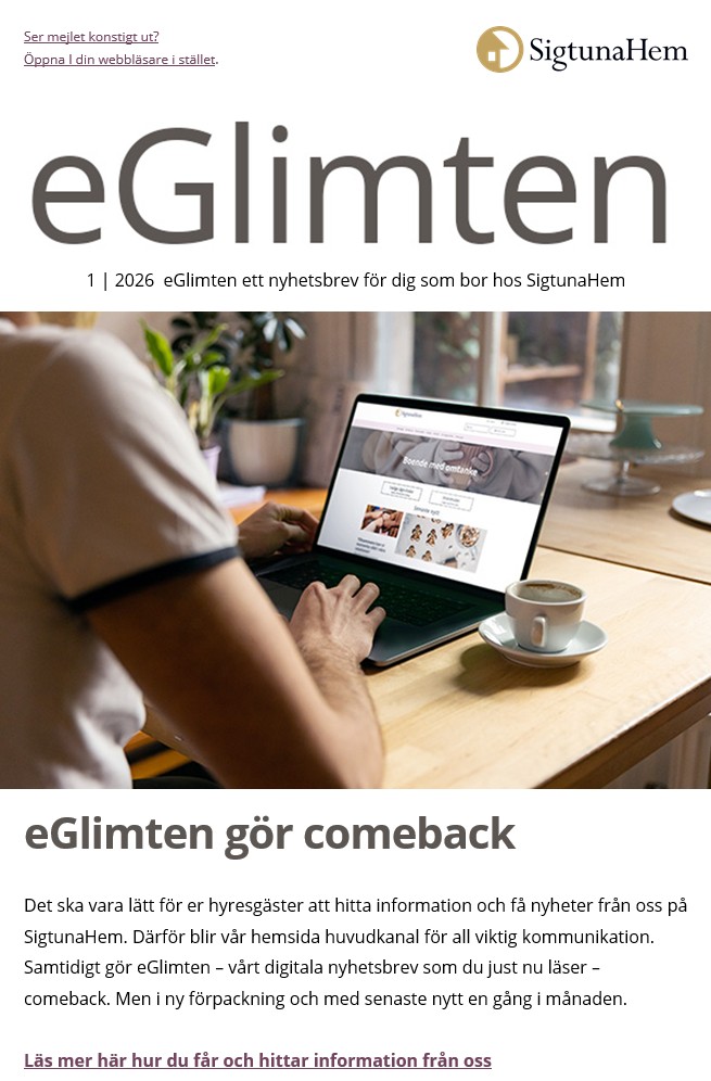 eGlimten januari 2026