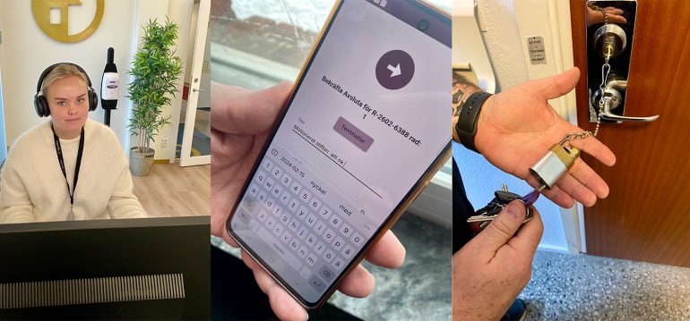 Beskriver olika steg i en felanmälanprocess