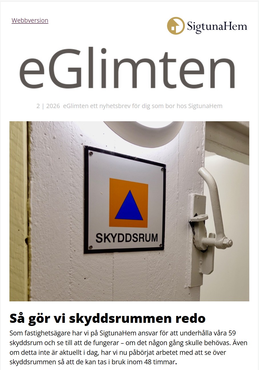 Vinjett för eGlimten nummer 2 2026