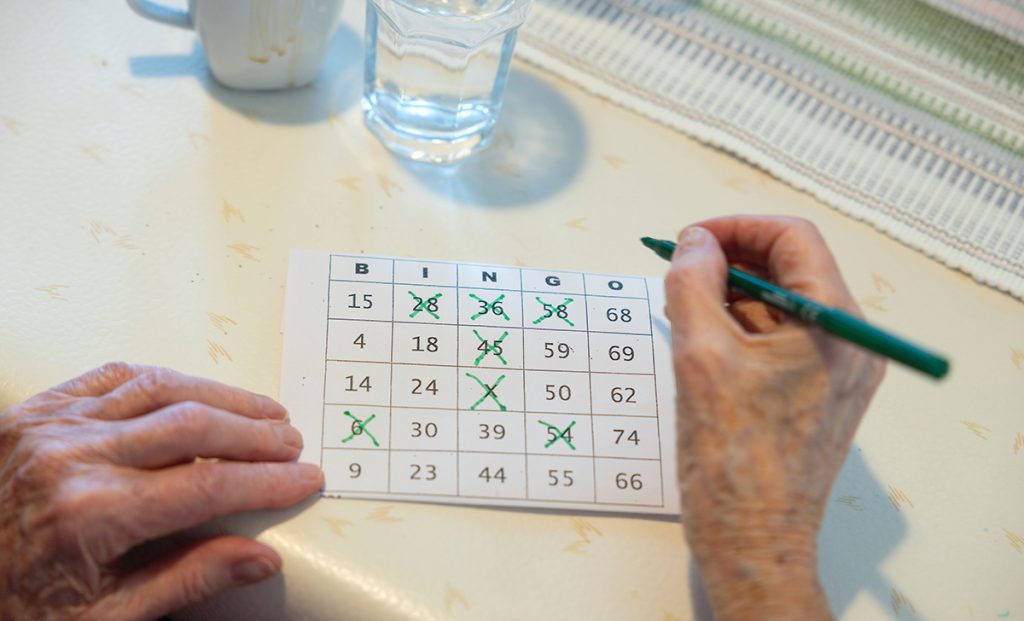 Väntar med spänning på nästa siffra. 