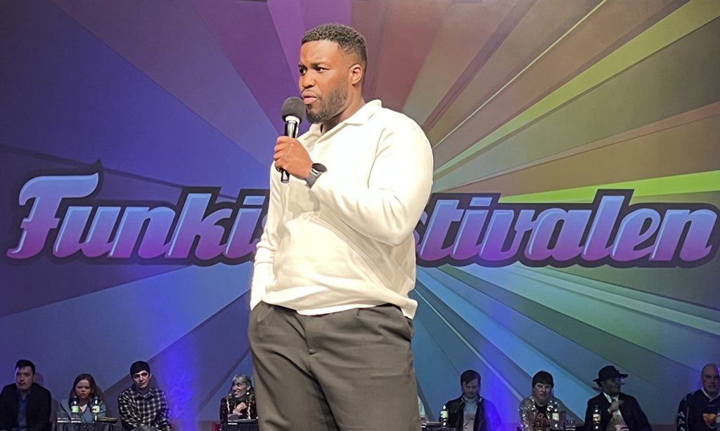 Jonathan Kumi på Funkisfestivalen