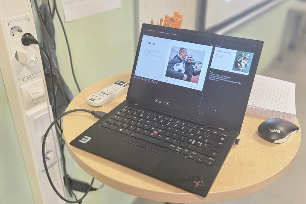 Välförbereda med powerpointpresentation om byggande