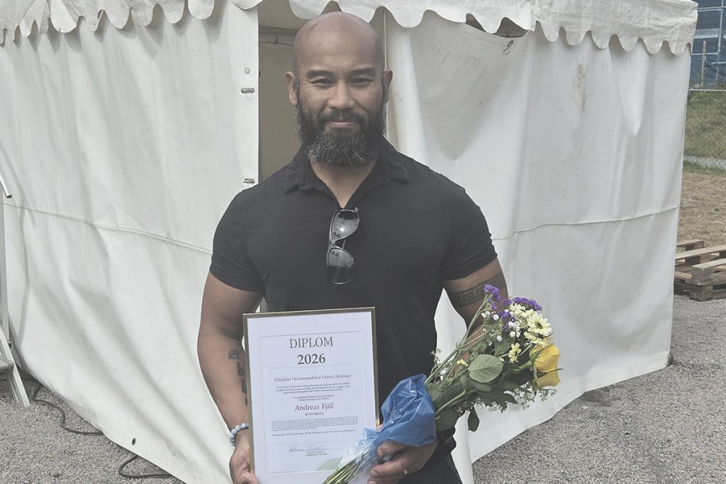 Årets eldsjäl blev Andreas Fjäll