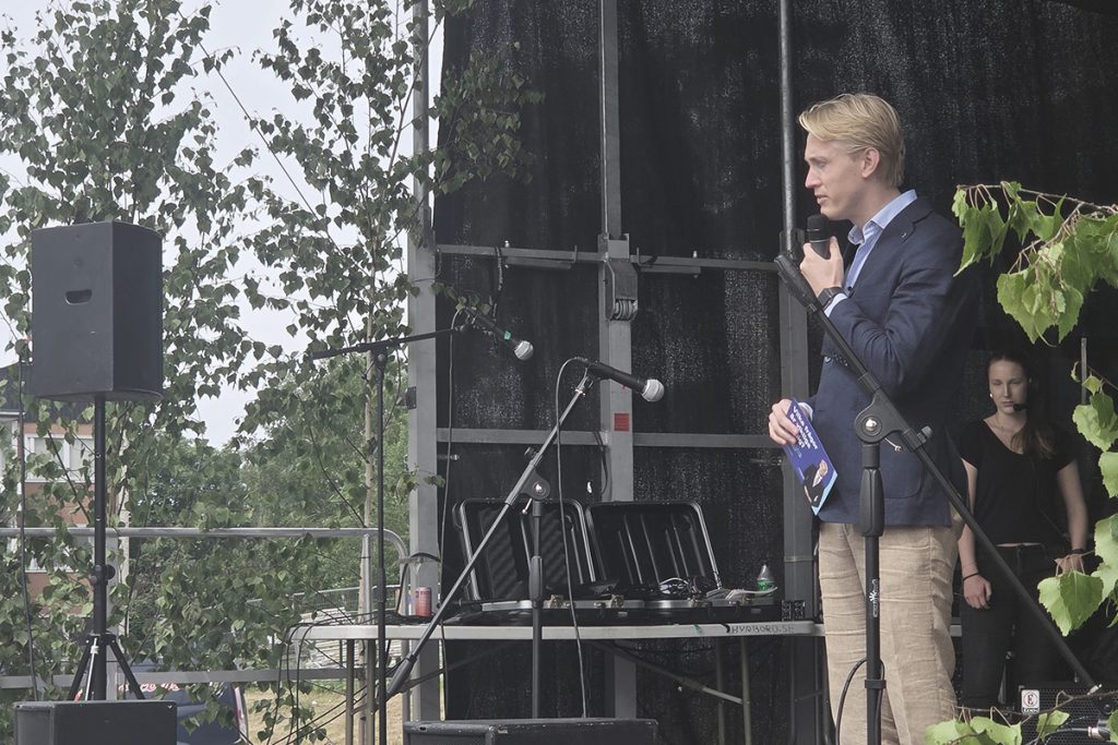 Mattias Askerson öppnar Valstadagen med ett välkommnande