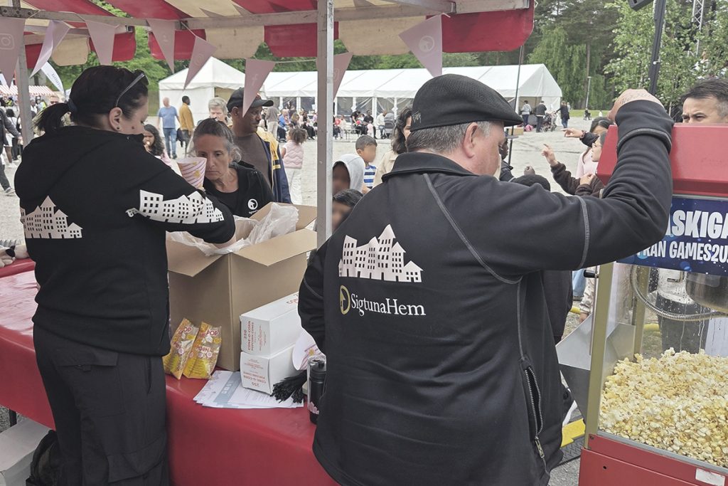 Sigtunahem bjuder på popcorn