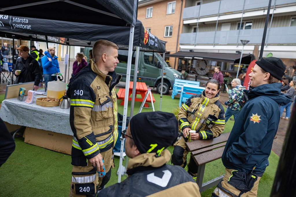 Räddningtjänsten har en viktig roll när det gäller beredskap.