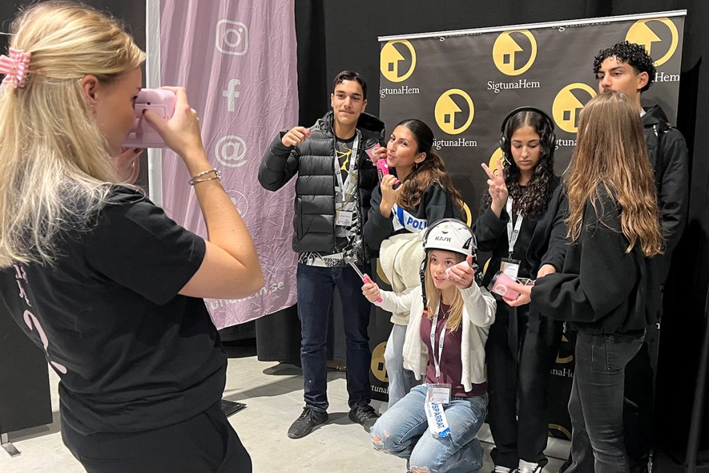 Maja från SigtunaHem fotograferade.